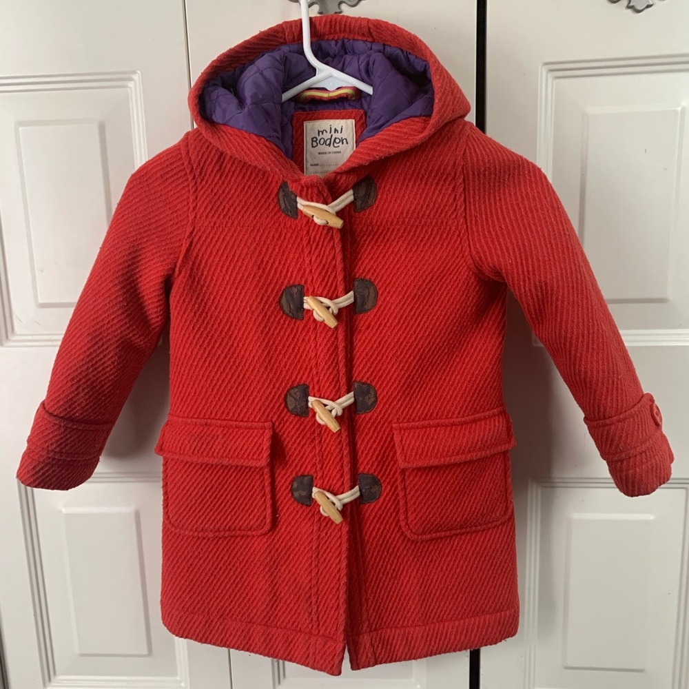 Mini Boden Winter Coat 3-4